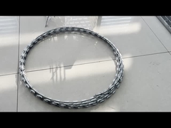 境界フェンシング 剃刀 刺線 熱浸し ガルバン化 PVC コーティング