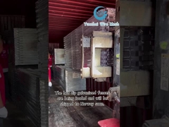 3Dが粉を4.0mm曲げたOEMは鋼鉄3D三角形の塀のパネル2*2.5mに塗った