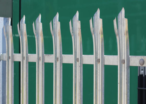 Steel Palisade Fencing 1.8m-3.0m Anti-Climb Security Barrier