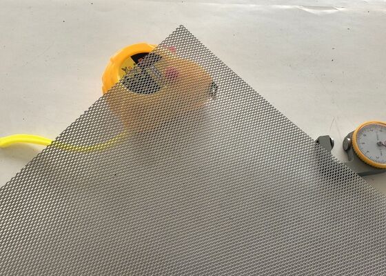 Flattened Diamond Small Hole Expanded Metal Mesh for Fuel Cell Anodes