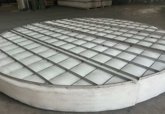 Polypropylene Wire Mesh Demister Pad SS304 Frame for SO2 Wet Scrubber