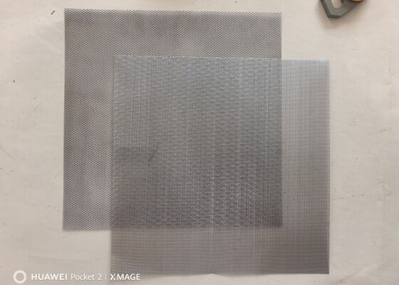 Flattened Diamond Small Hole Expanded Metal Mesh for Fuel Cell Anodes