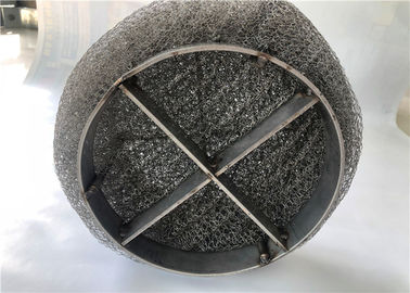 Lightweight Wire Mesh Demister Pad High Collection Efficiency For Chemical Tower