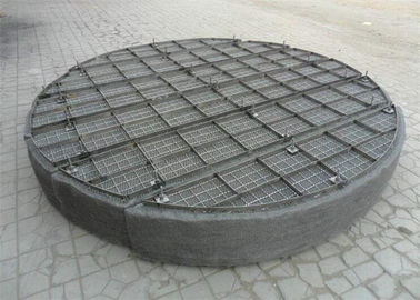 High Removal Efficiency Demister Mat , Wire Mesh Mist Eliminator For Gas Liquid Foam