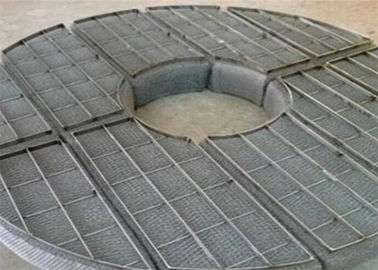 High Removal Efficiency Demister Mat , Wire Mesh Mist Eliminator For Gas Liquid Foam