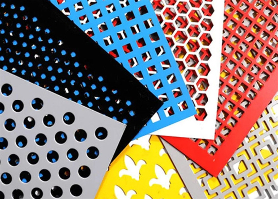 6mm 丸い穴を打たれた穴を打たれたワイヤ網OEM