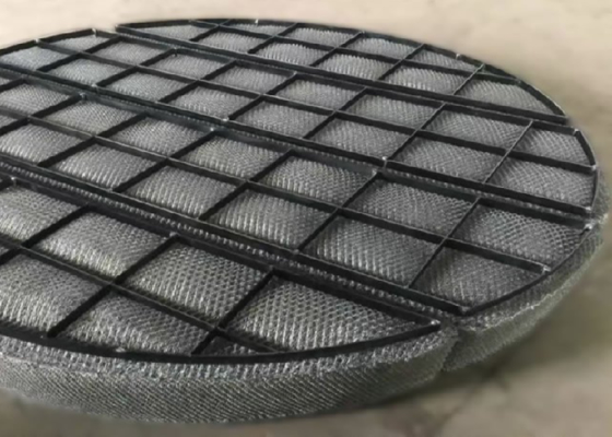 ガス液分離用ステンレス鋼線メッシュデミスターパッド