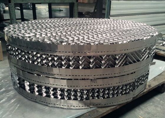 SS304 気液分離塔用金属構造パッキン