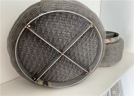 タワー内部SS316Lワイヤーメッシュ蒸気回収システム用デミスターパッド